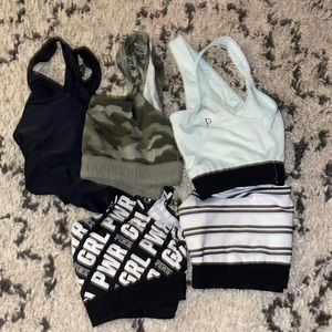 pink sport bras